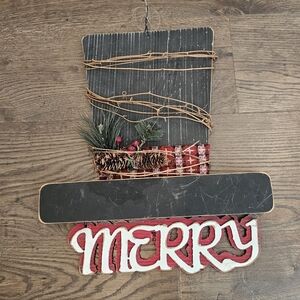 Vintage Festive Merry Holiday Hat Decoration